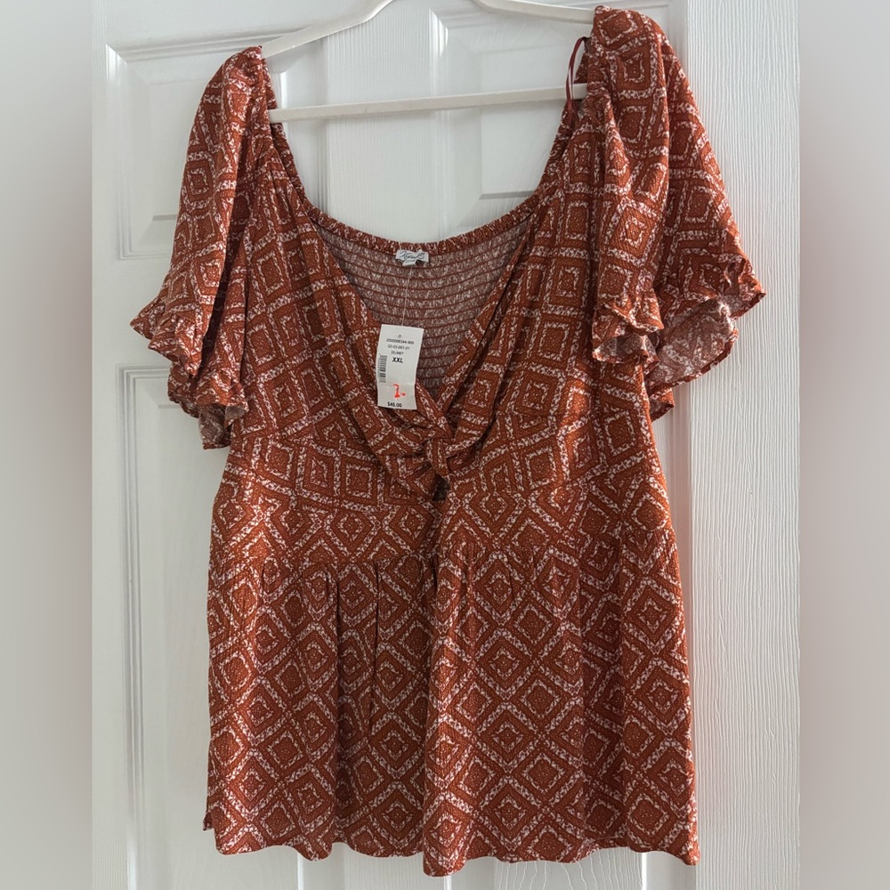 BNWT SUPER CUTE BLOUSE BY KISMET IN A SIZE XXL